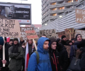 Protest studentów i studentek we Wrocławiu