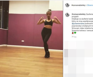 Julia Wieniawa ćwiczy do Tańca z gwiazdami