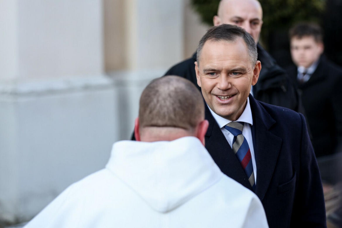 Karol Nawrocki wziął udział w Patriotycznej Pielgrzymce Kibiców na Jasnej Górze
