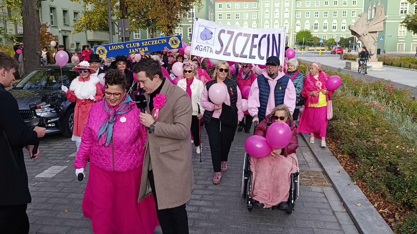 Marsz Różowej Wstążki w Szczecinie