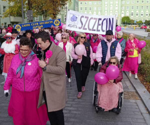 Marsz Różowej Wstążki w Szczecinie