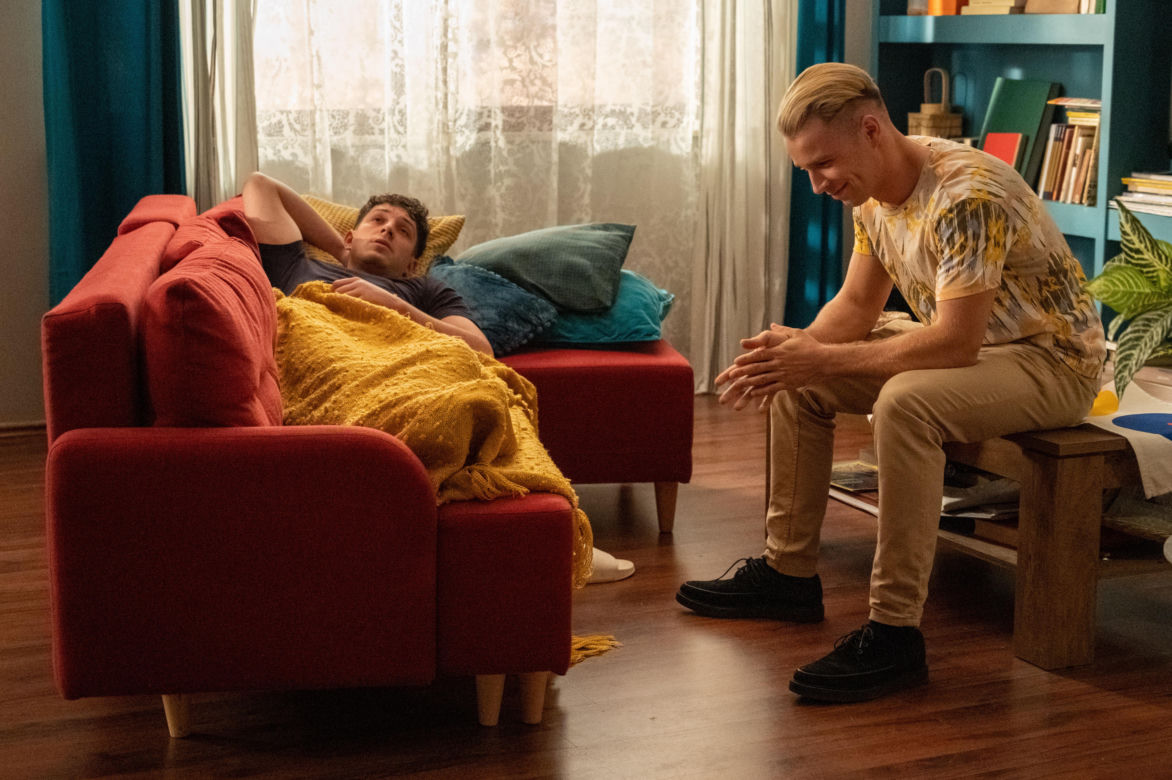 Barwy szczęścia odc. 2856: Justin (Jasper Sołtysiewicz), Patryk (Konrad Skolimowski)	