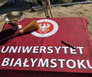 Białystok. Budowa biblioteki UwB i obserwatorium astronimicznego z planetarium