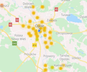 Opole centrum - zanieczyszczenie powietrza