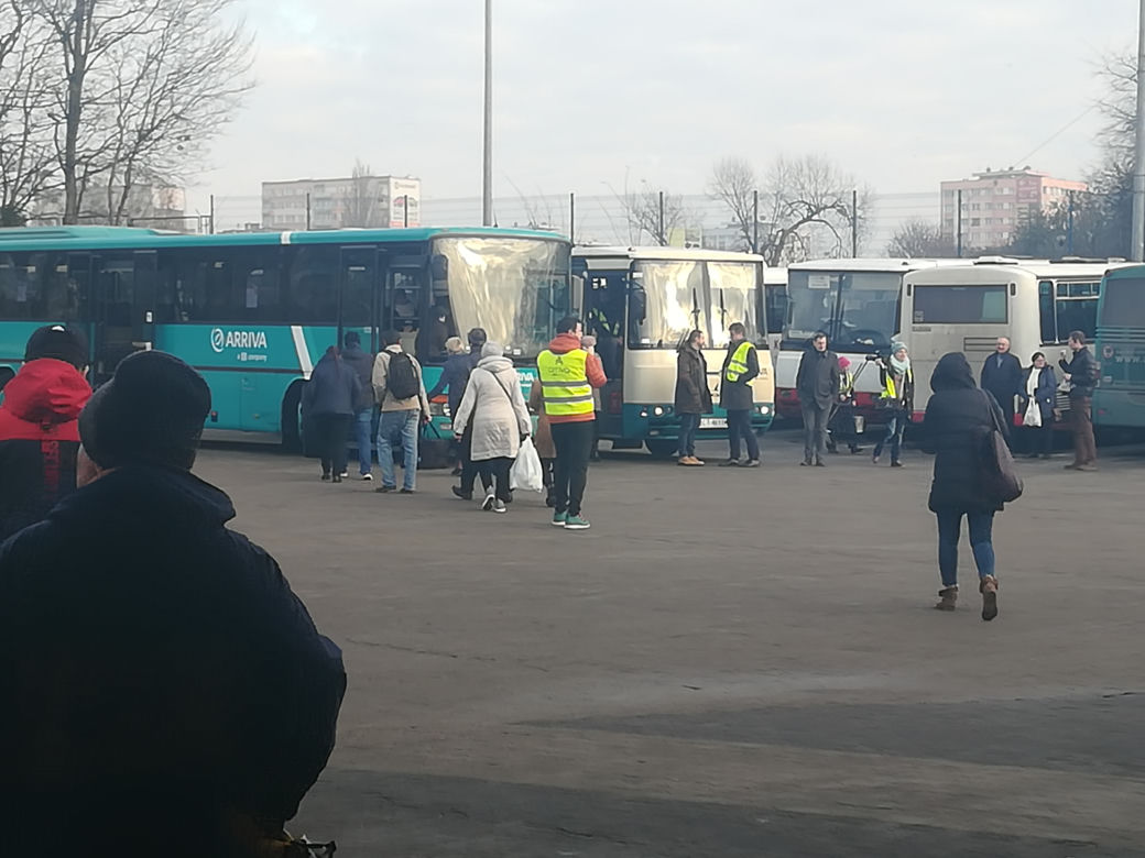 Ewakuacja Dworca Autobusowego w Toruniu - dziś to tylko ćwiczenia
