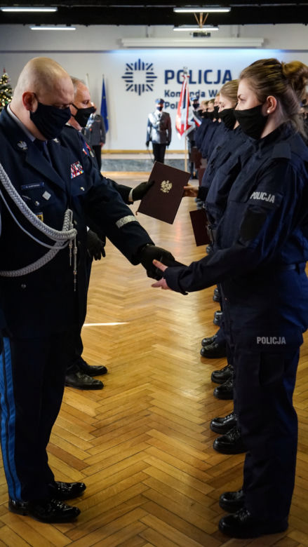 Pomorskie. Ślubowanie nowo przyjętych policjantów