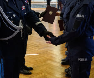 Pomorskie. Ślubowanie nowo przyjętych policjantów