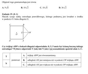 EGZAMIN GIMNAZJALNY 2014 MATEMATYKA ARKUSZE ODPOWIEDZI - OFICJALNE Z CKE