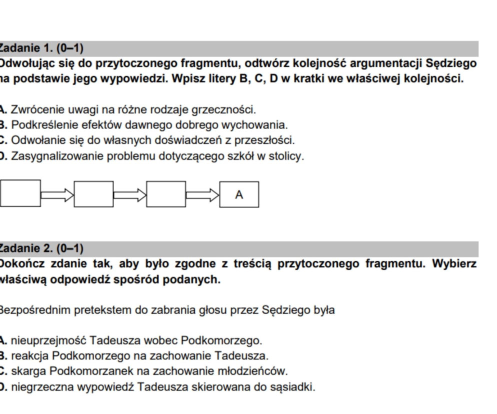 Egzamin Ósmoklasisty 2022 polski ODPOWIEDZI, ROZWIĄZANIA, ZADANIA, ARKUSZE CKE, PDF