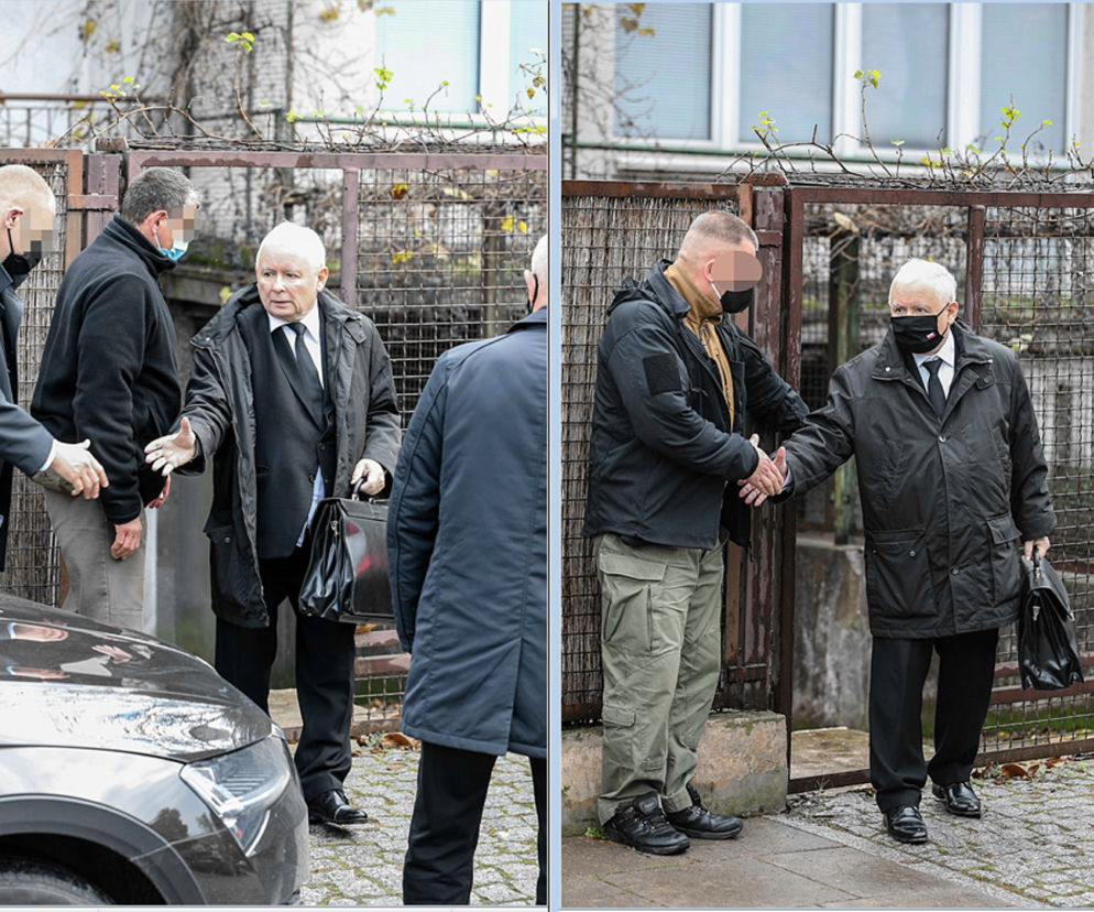 Naczelnik założył maskę