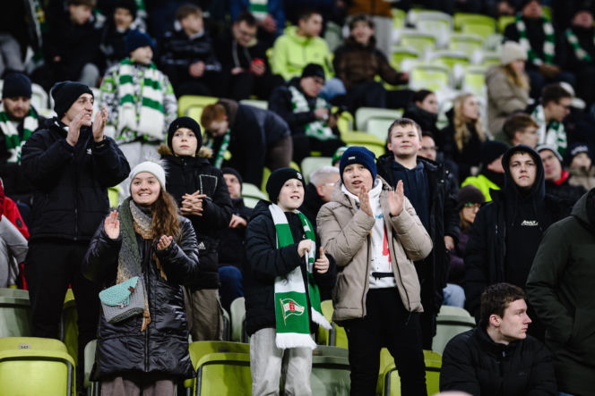 Lechia Gdańsk - Górnik Zabrze, zdjęcia kibiców i zawodników z meczu 18, kolejki PKO BP Ekstraklasy