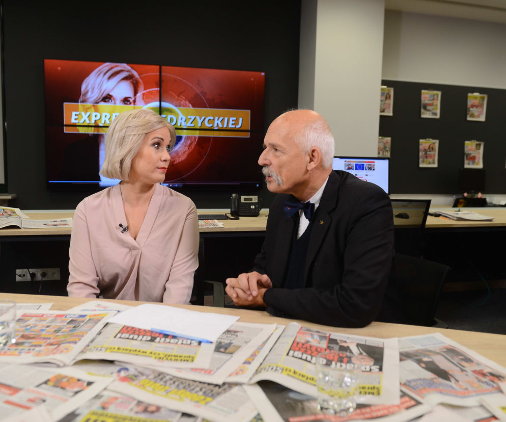 Janusz Korwin-Mikke gościem programu Express Biedrzyckiej