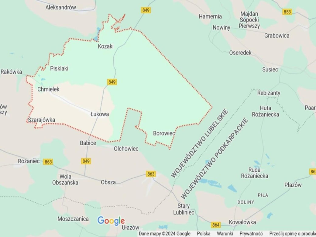 Najlepsze gminy w woj. lubelskim 2024 - kategoria gmin wiejskich: