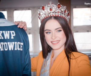 Miss Polski z Katowic wstąpiła na jeden dzień do policji. Anna Maria-Jaromin wzięła udział w teście sprawnościowym