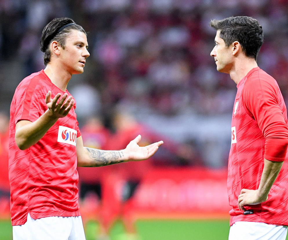Dawid Kownacki, Robert Lewandowski