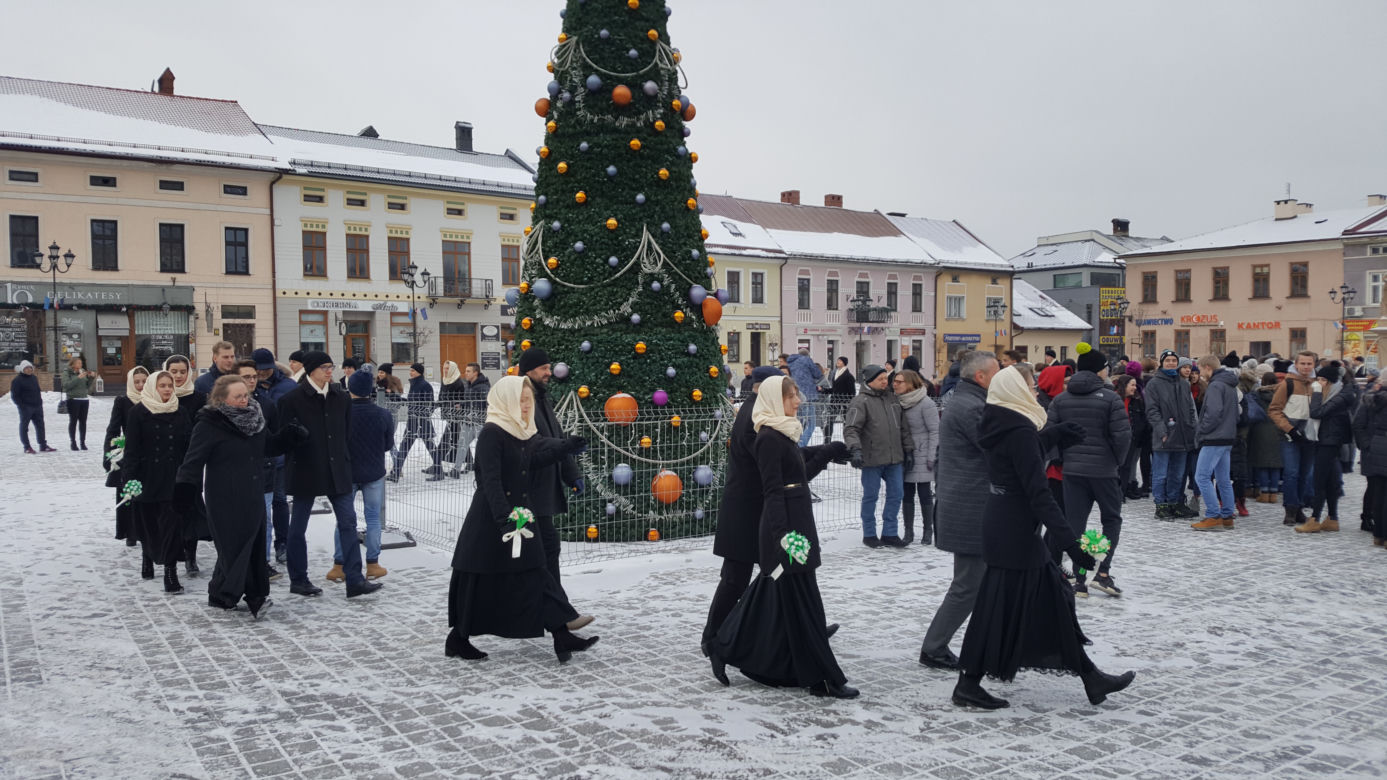 Polonez na żywieckim rynku