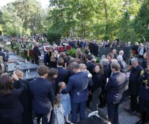 Dominika Wielowieyska pożegnała ojca