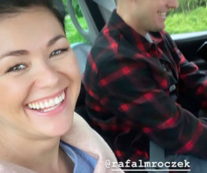 Na planie M jak miłość. Katarzyna Cichopek, Rafał Mroczek