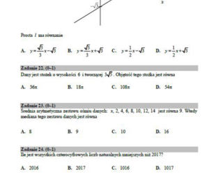 Matura próbna 2020 matematyka