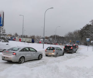 Białystok. Komunikacyjny paraliż miasta - 16.01.2019
