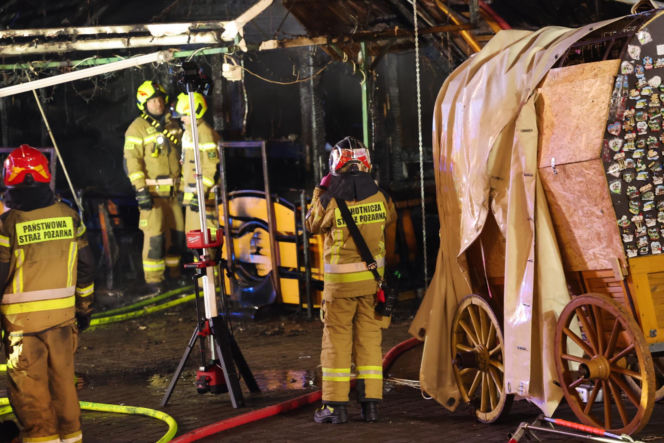 Pożar lokalu na Krupówkach