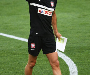 Pierwszy trening reprezentacji Polski na stadionie w Gdańsku