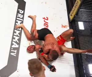 Krwawa rzeź w walce na PRIME MMA