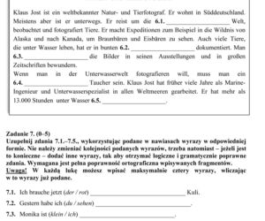 Próbny egzamin gimnazjalny 2013 - język niemiecki poziom rozszerzony