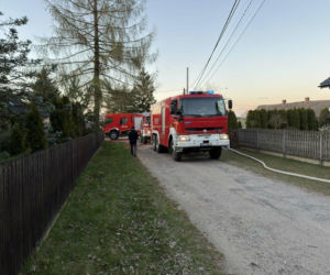 Pożar domu Jaciska