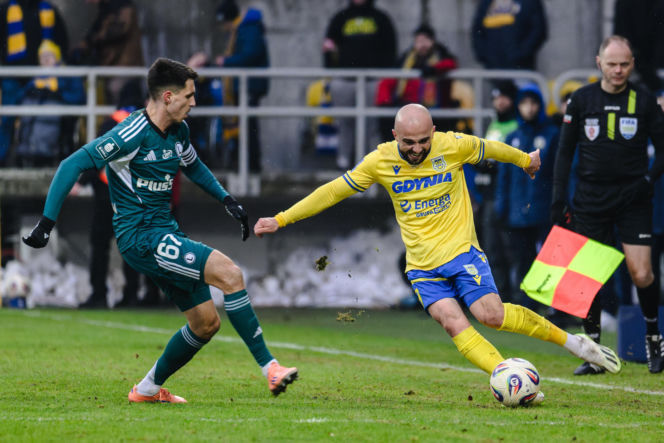 Arka Gdynia - Legia Warszawa: Zdjęcia z boiska