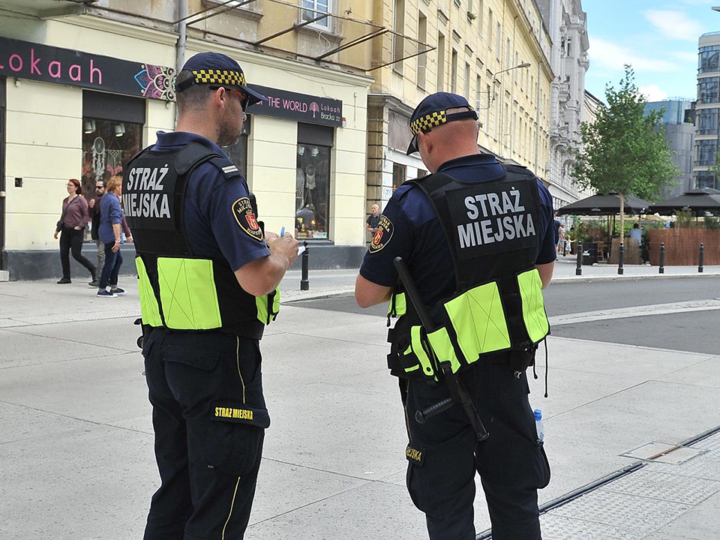 Straż Miejska w Warszawie protestuje