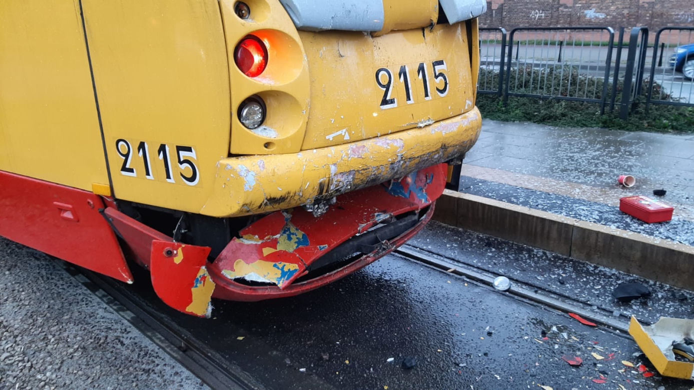 Zderzenie tramwajów na Targówku