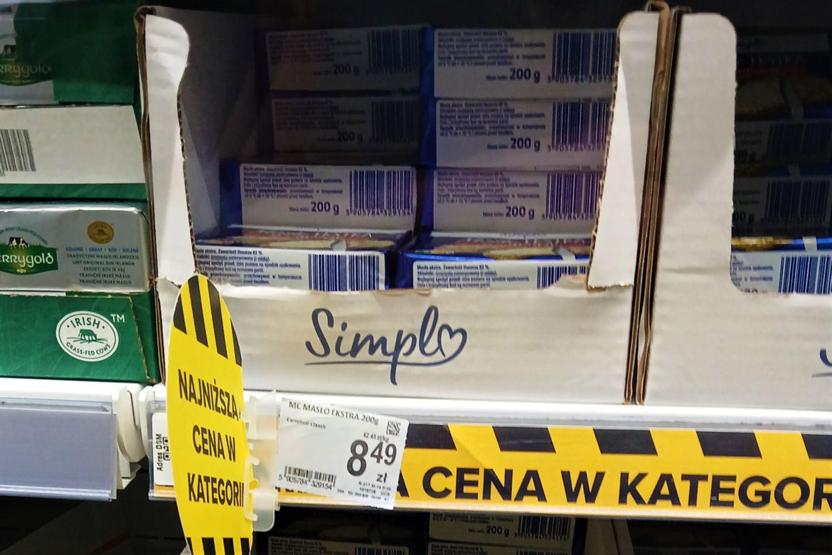 Ceny masła w Polsce i w Niemczech