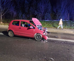 Wypadek Iłżecka 19.12.21 Starachowice