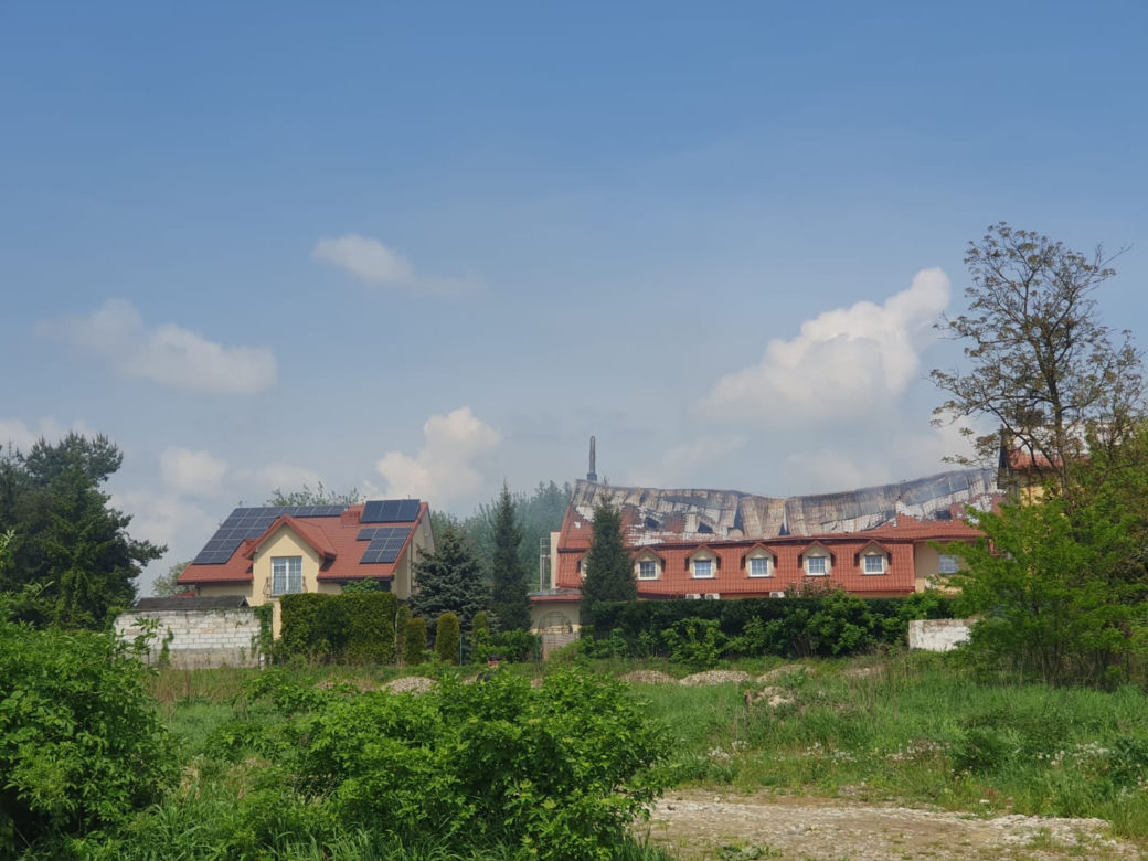 Potężny pożar w Nałęczowie. Dogaszanie trwało kilkanaście godzin