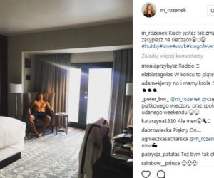 Radosław Majdan w fotelu