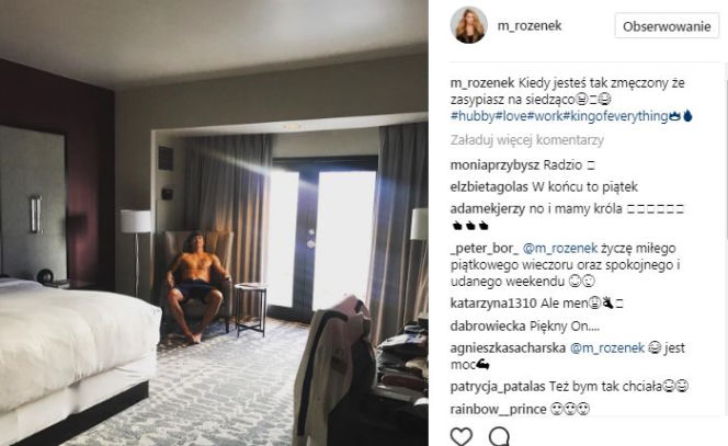 Radosław Majdan w fotelu