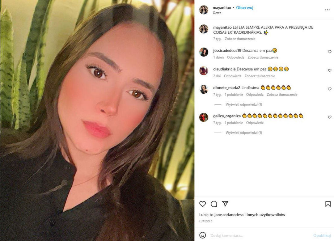 Miss Brazylii nie żyje! 26-latka próbowała się ratować z pożaru