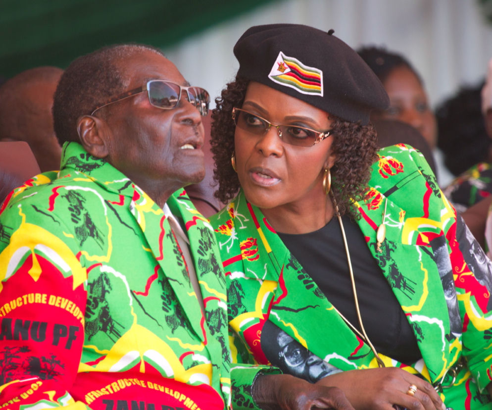 Pierwsza dama pobiła modelkę! Skandal w Zimbabwe