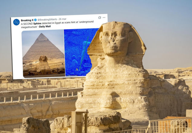 Znaleźli drugiego Sfinksa w Egipcie? Niezwykłe odkrycie badaczy