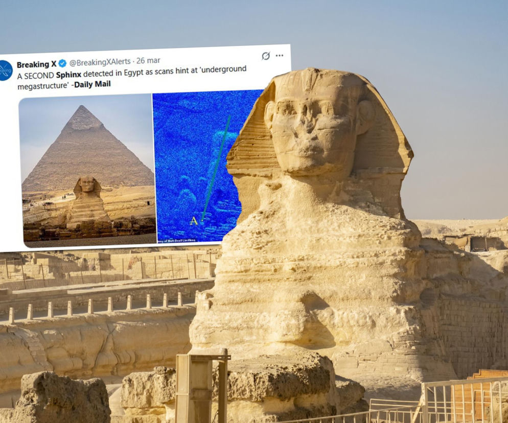 Znaleźli drugiego Sfinksa w Egipcie? Niezwykłe odkrycie badaczy