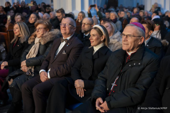 Pierwsza dama Marta Nawrocka na koncercie kolęd