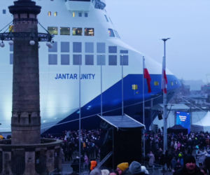 Chrzest promu Jantar Unity