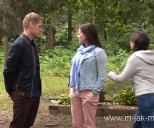 M jak miłość Kinga Zduńska (Katarzyna Cichopek), Paweł (Rafał Mroczek), Madzia (Anna Mucha)