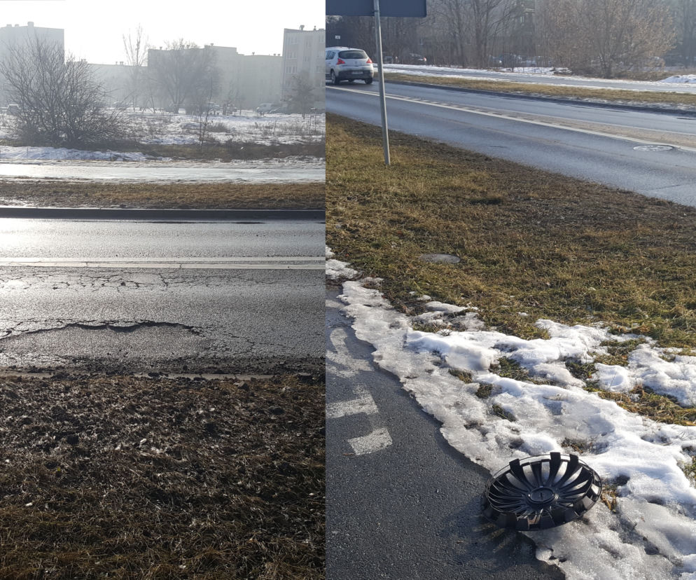 Dziura w drodze