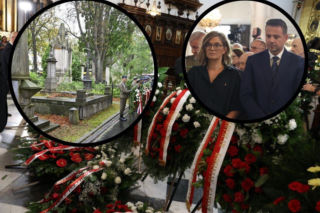 Wanda Traczyk-Stawska pochowana obok mogiły gwiazdy Legii Warszawa. Zdjęcia z pogrzebu ściskają za serca