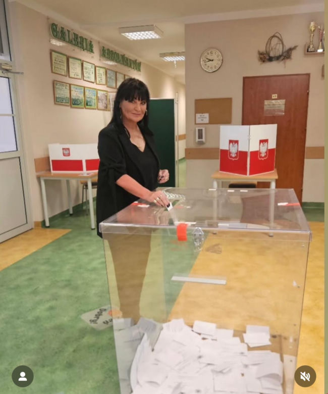 Wybory Prezydenckie 2025: Tak głosują gwiazdy! Iwona Pavlović