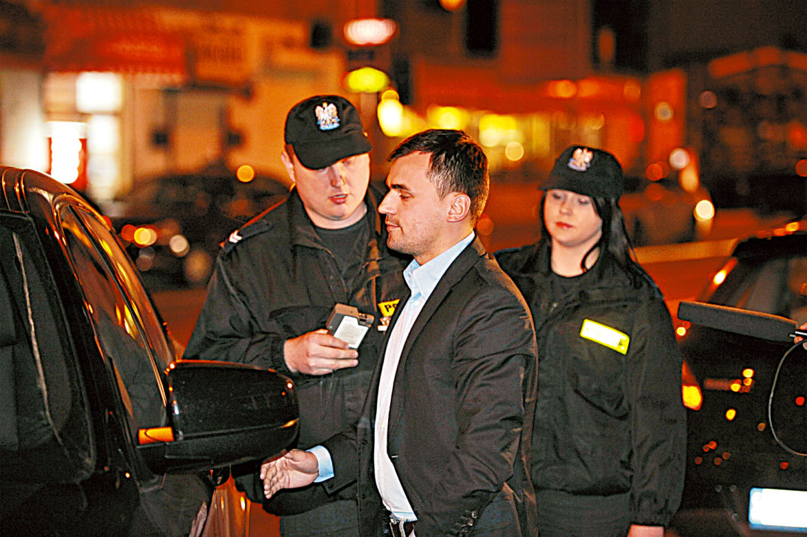 Marcin Dubieniecki zatrzymany przez policję