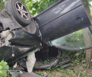 Wypadek w  Boniowicach. 21-latek i 12-latek zostali ciężko ranni
