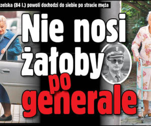 Nie nosi żałoby po generale